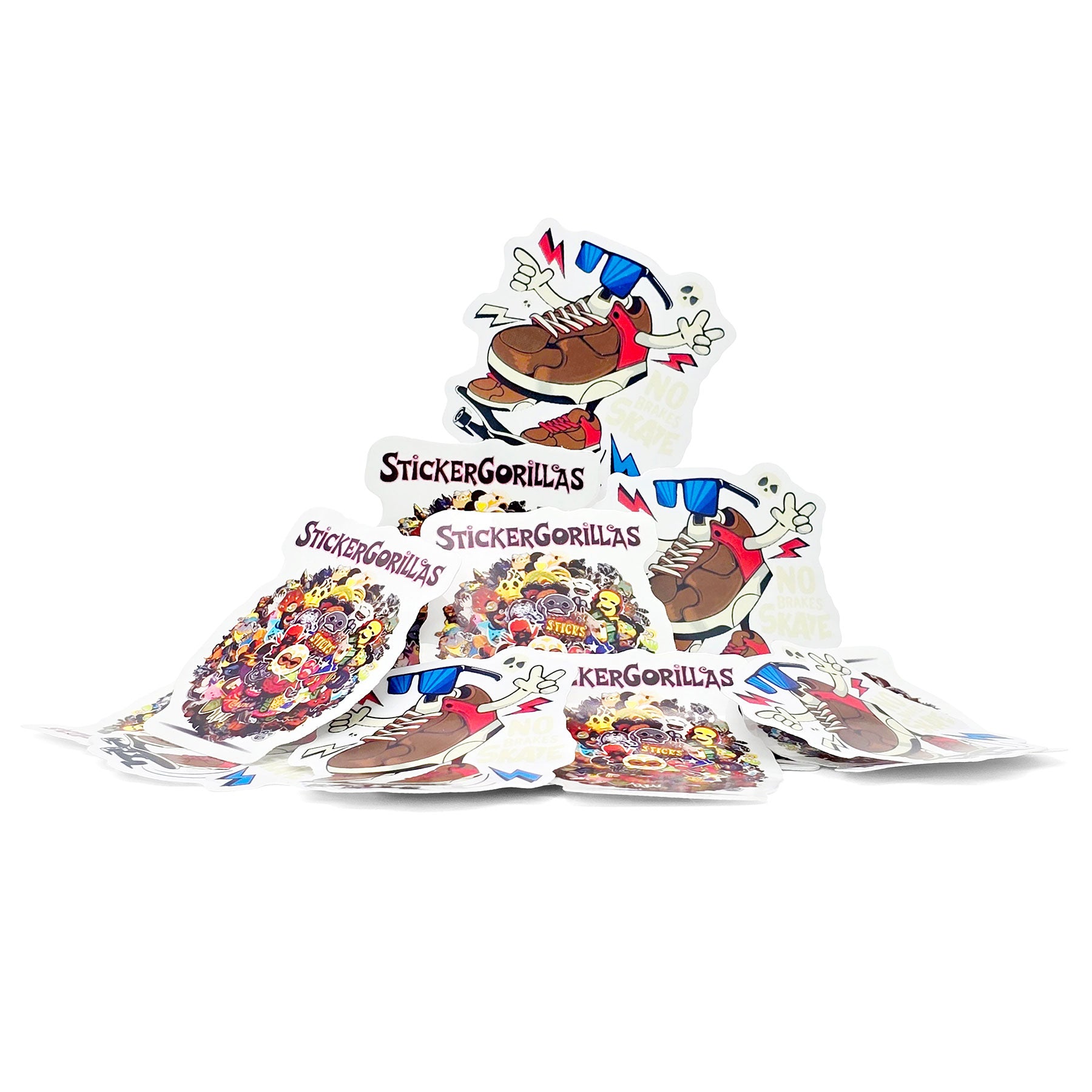 Individuelle transparente Aufkleber