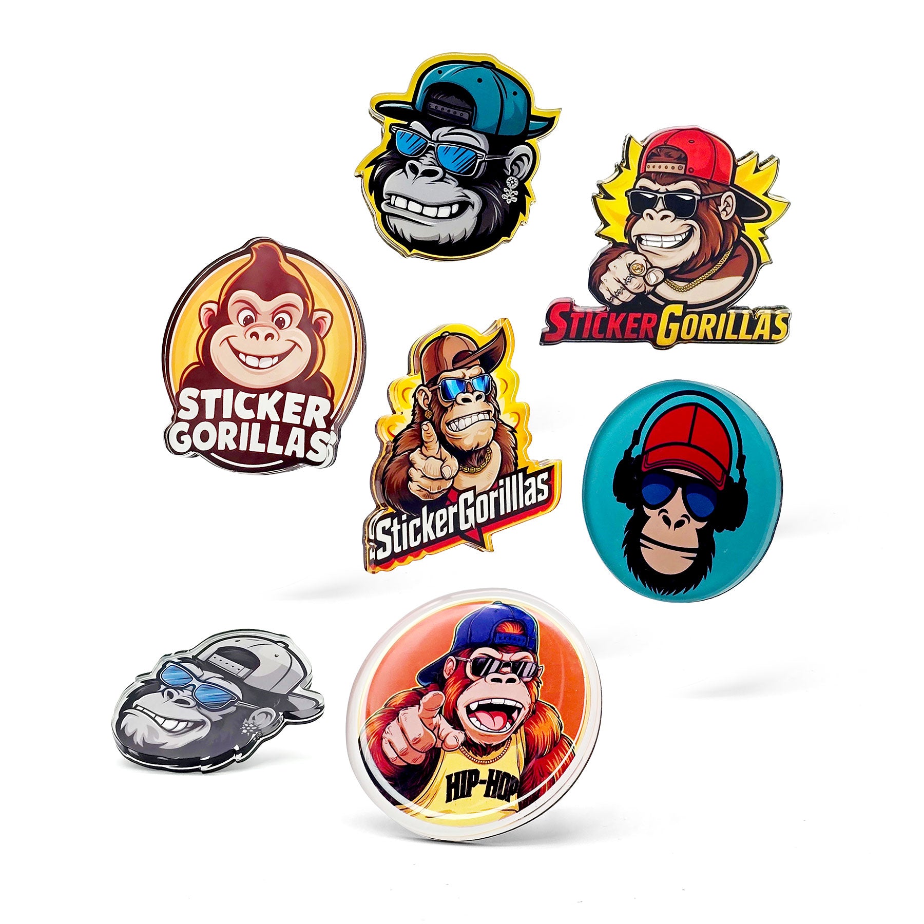 Individuell gestaltete Acrylmagnete