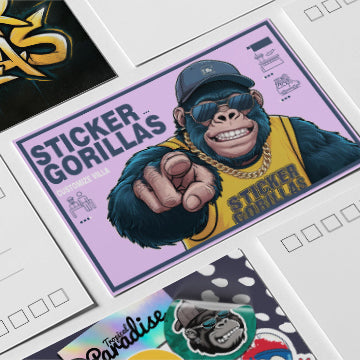 Individuell gestaltete Postkarten