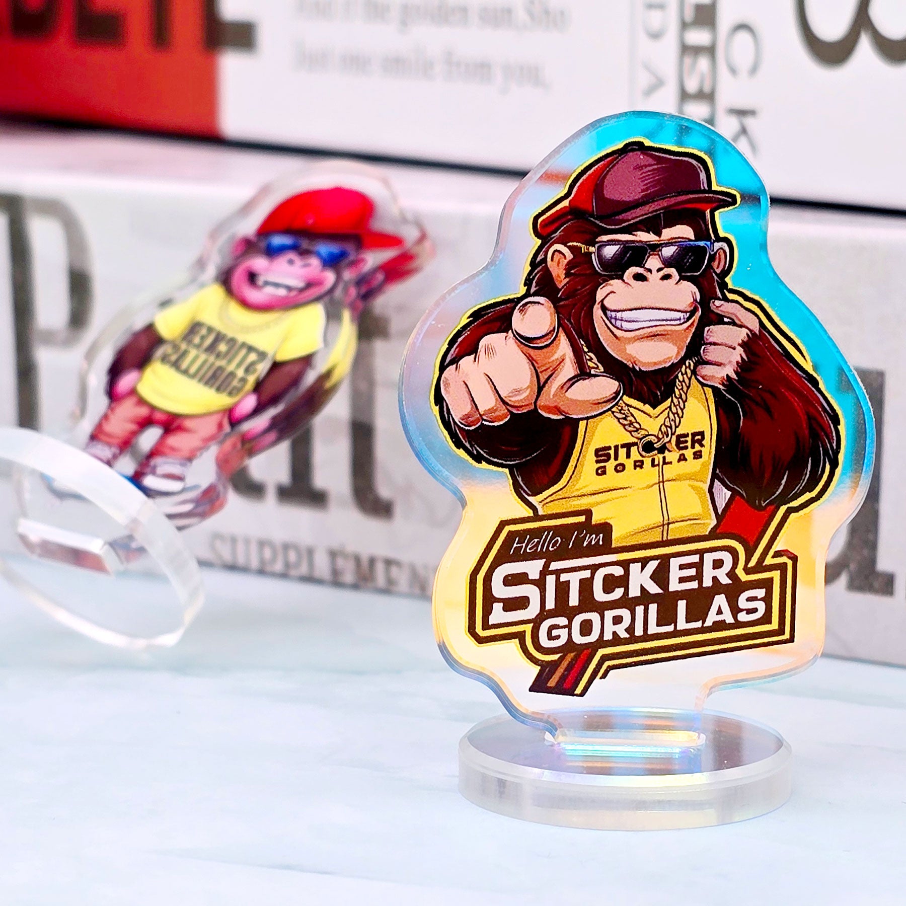 Individuell gestaltete Acryl-Aufsteller