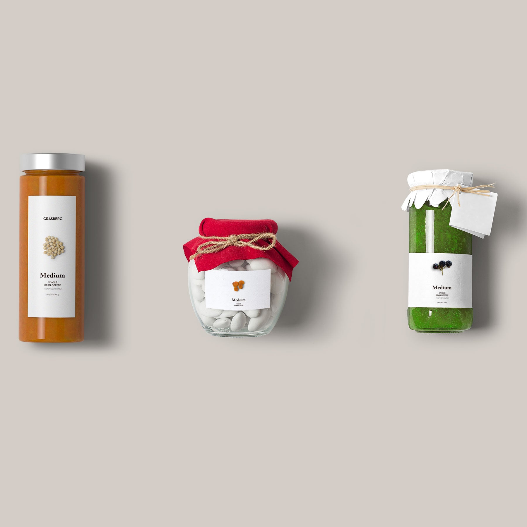 Individuell gestaltete Etiketten für Einmachgläser