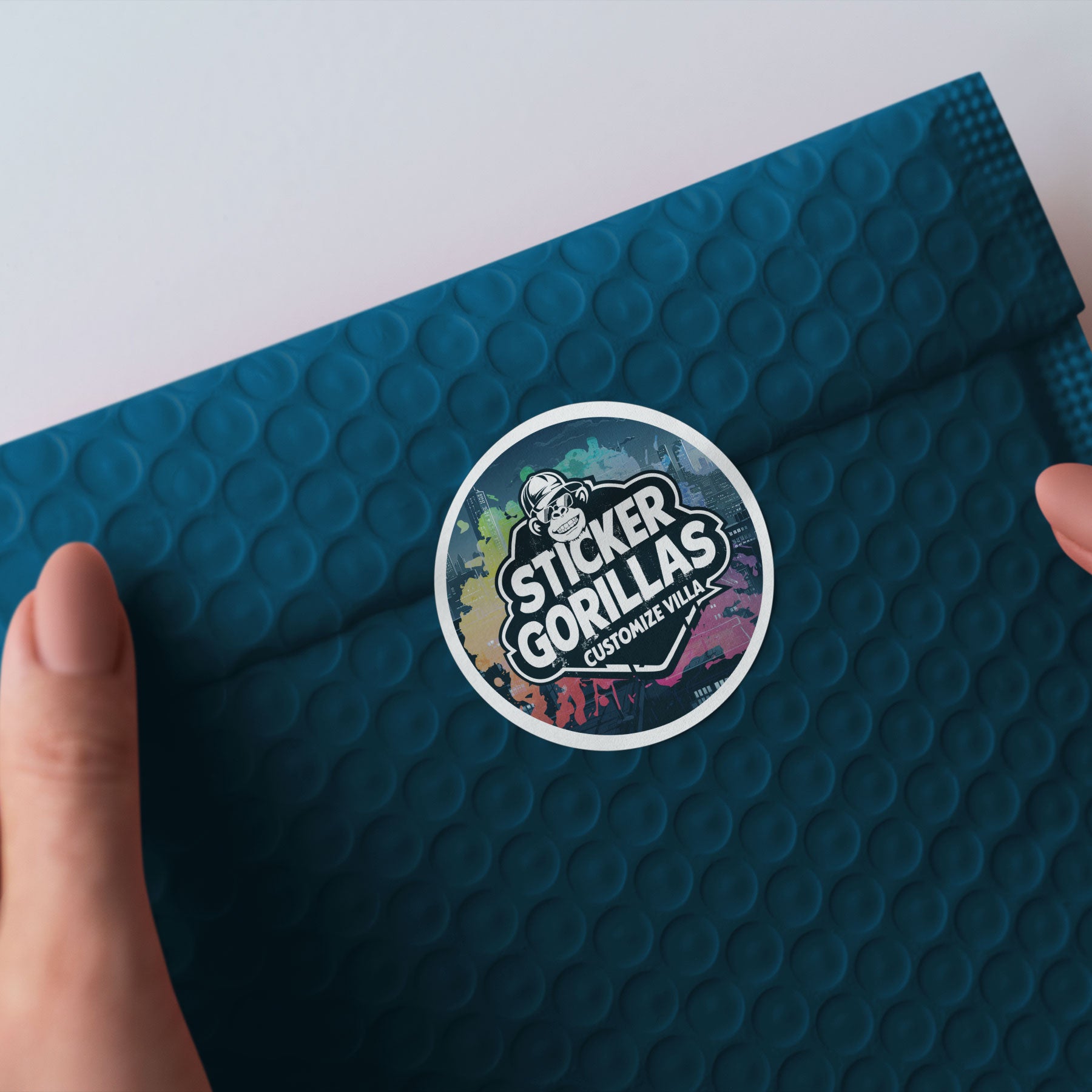 Individuelle Etiketten auf der Rolle