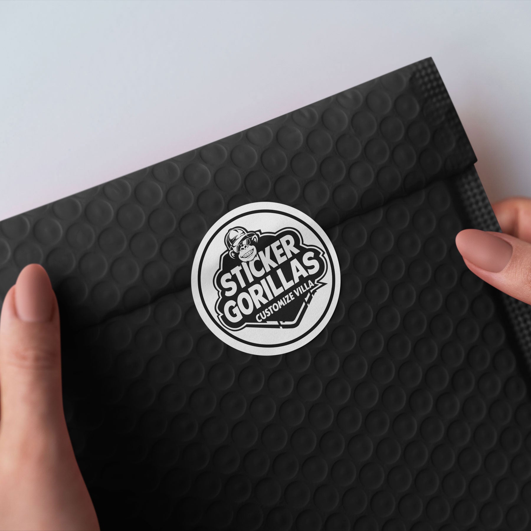 Individuelle Etiketten auf der Rolle