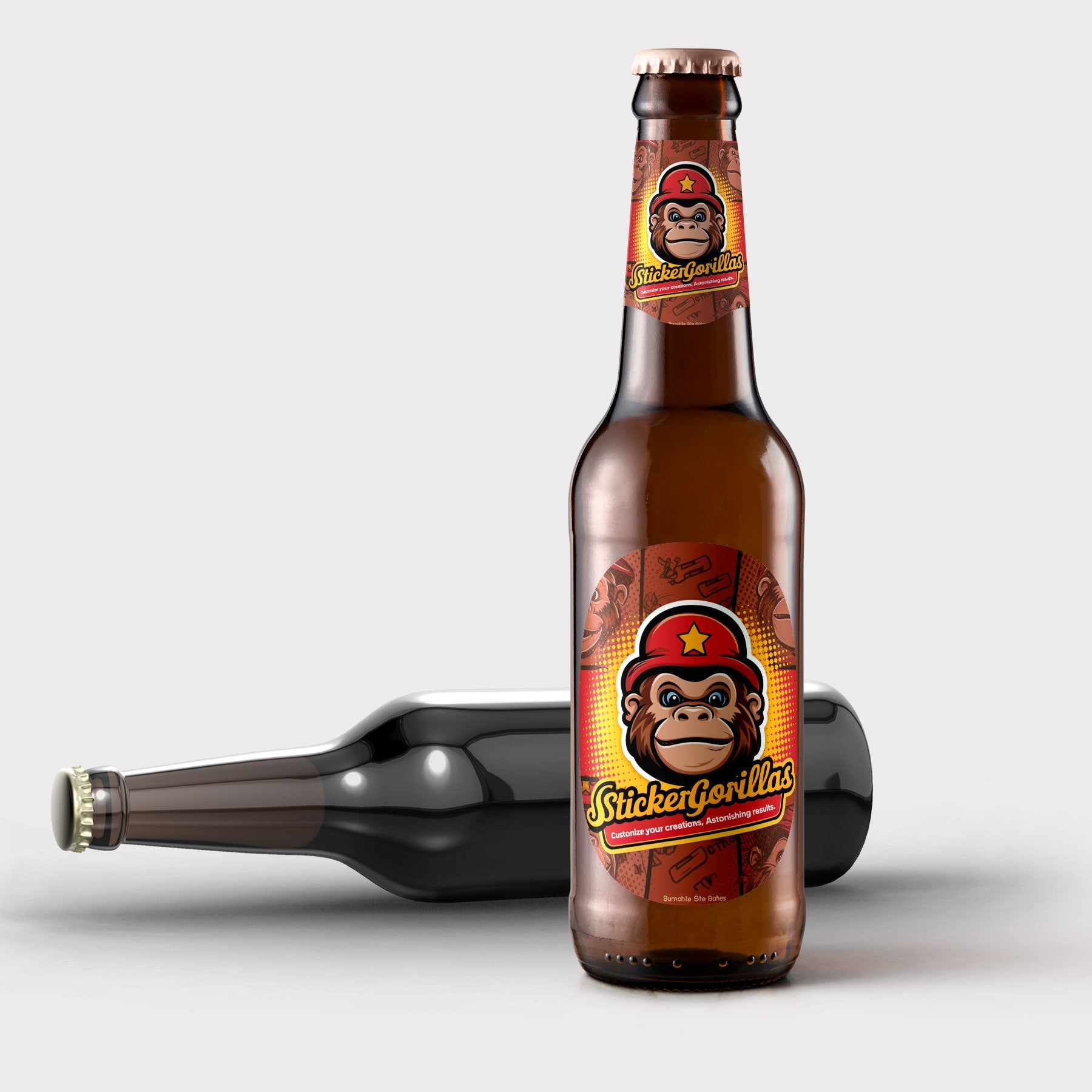 Individuell gestaltete Bieretiketten