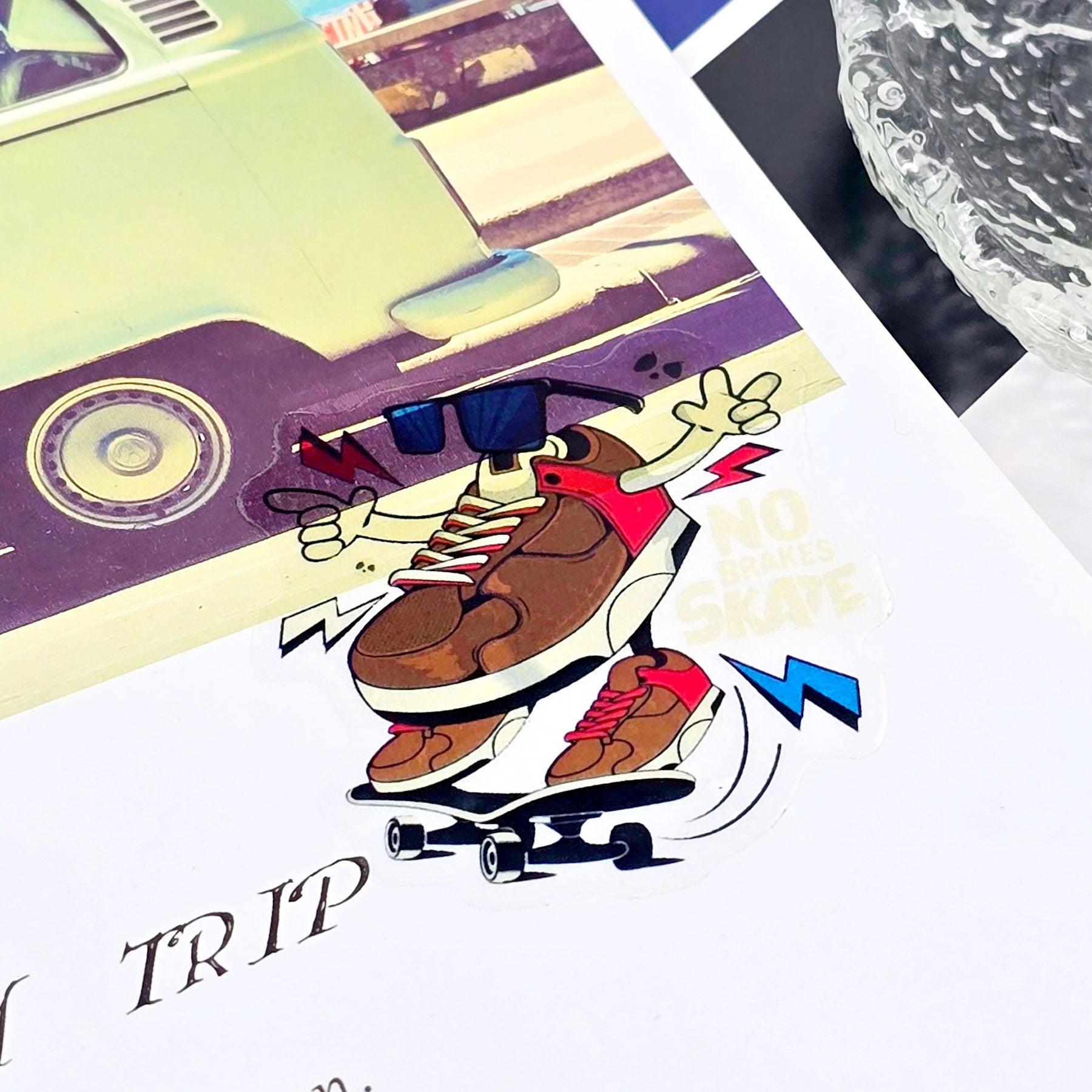 Individuelle transparente Aufkleber