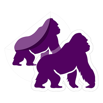 Individuelle transparente Aufkleber