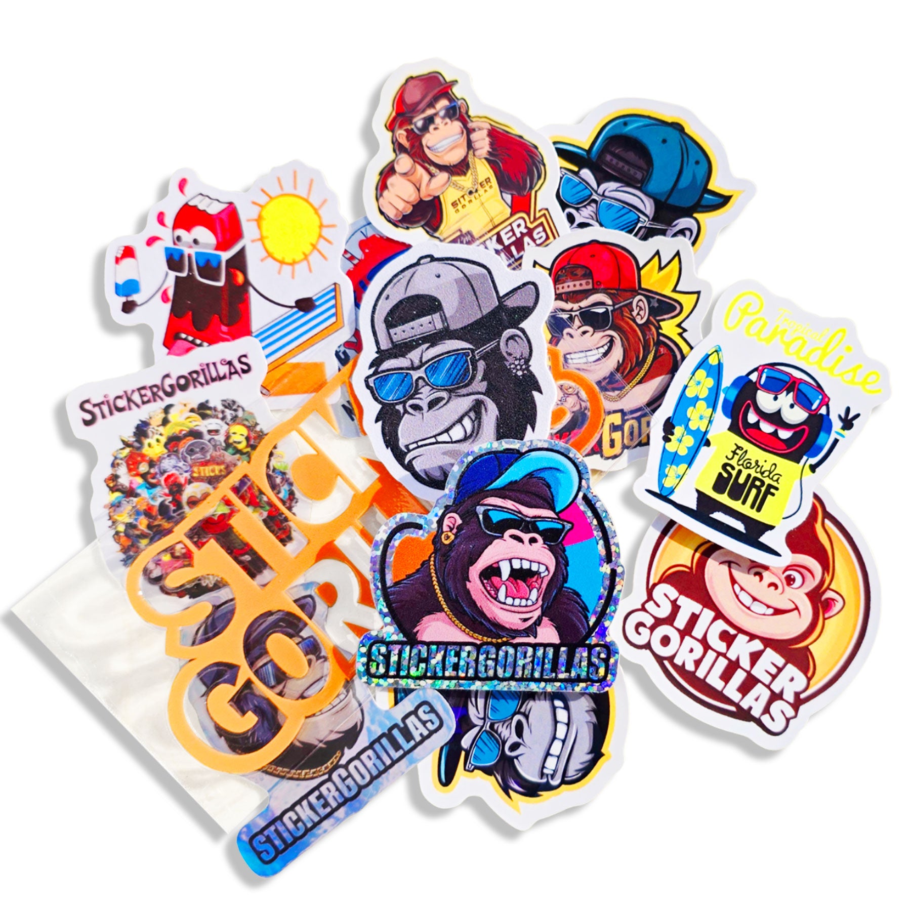 Aufkleber-Musterpackung