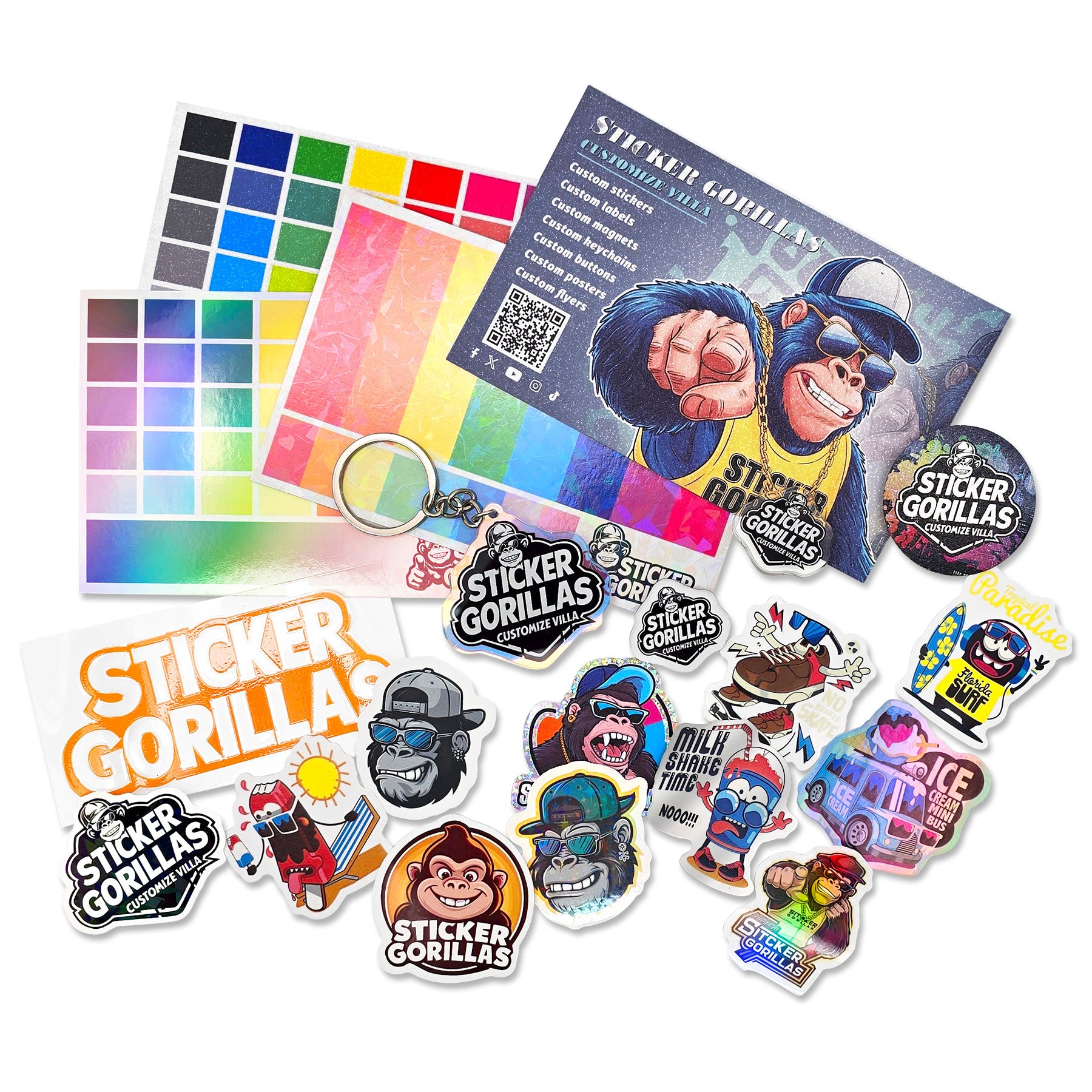 Aufkleber-Musterpackung